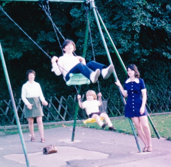 Olive, Peter, David and Deborah in 1972
