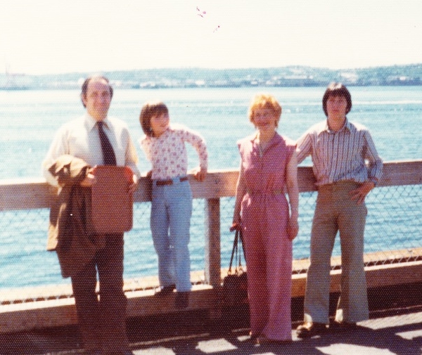 Harry, David, Olive and Peter in 1975